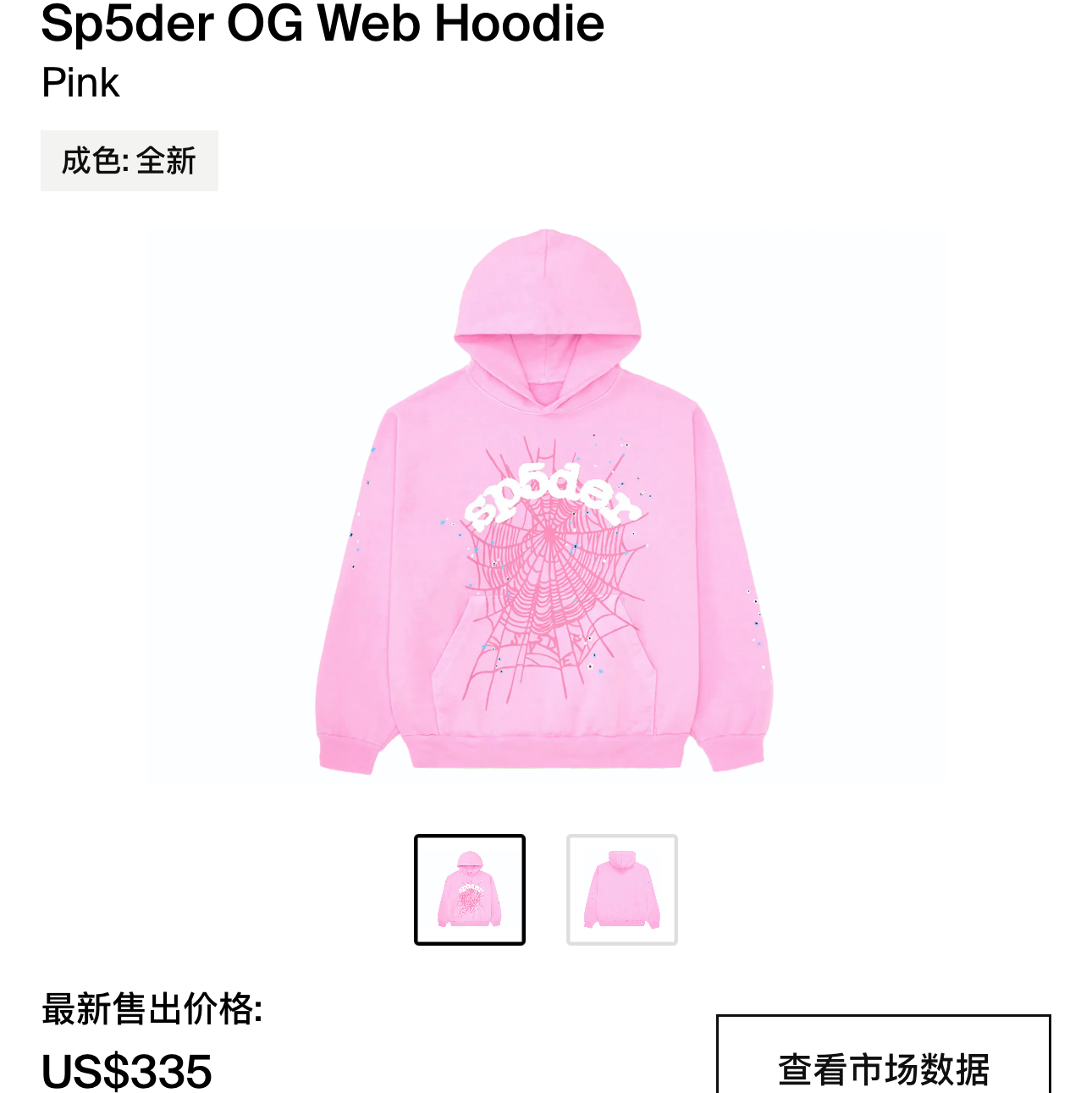 Sp5der Hoodie 1:1