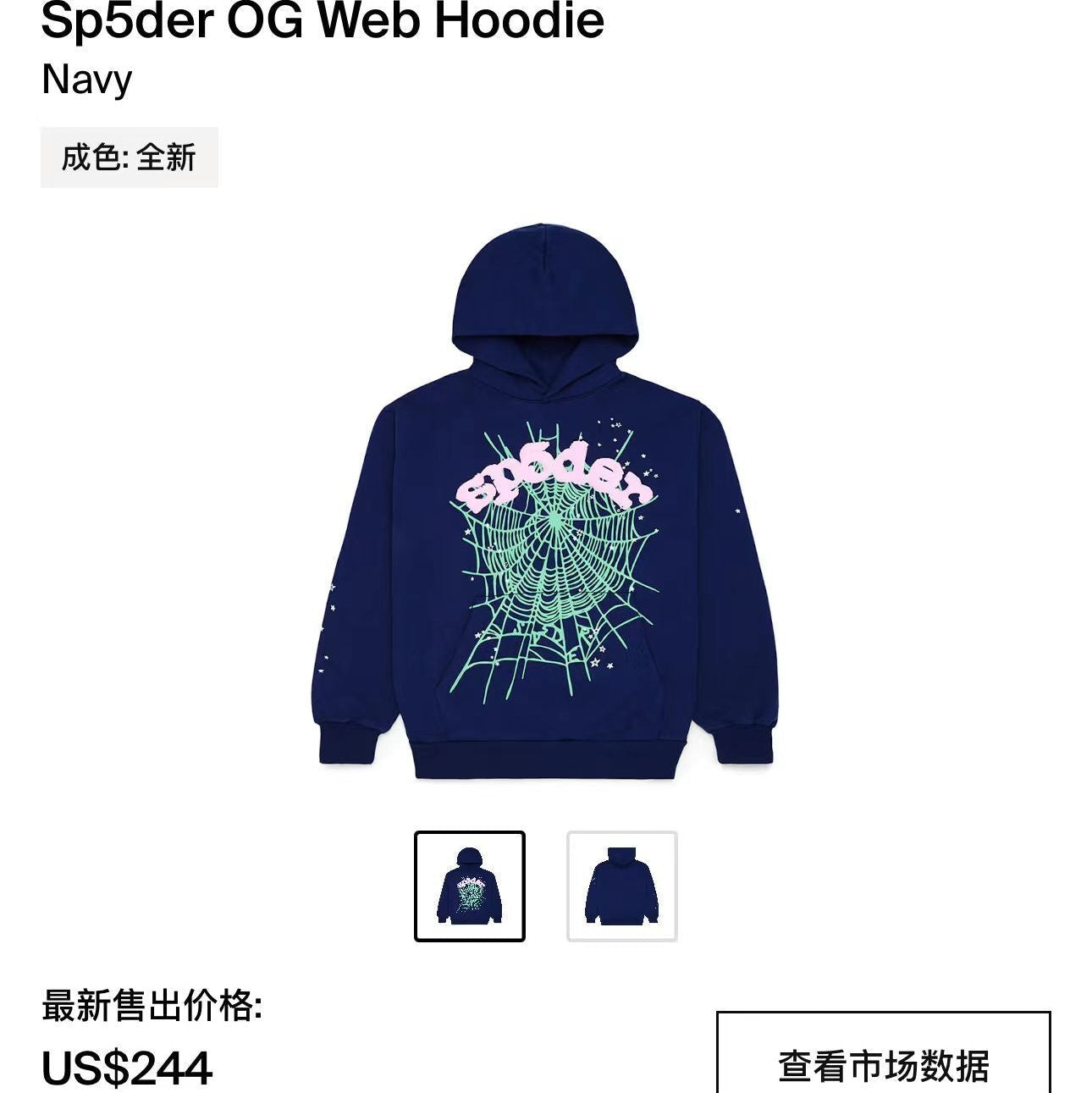 Sp5der Hoodie 1:1