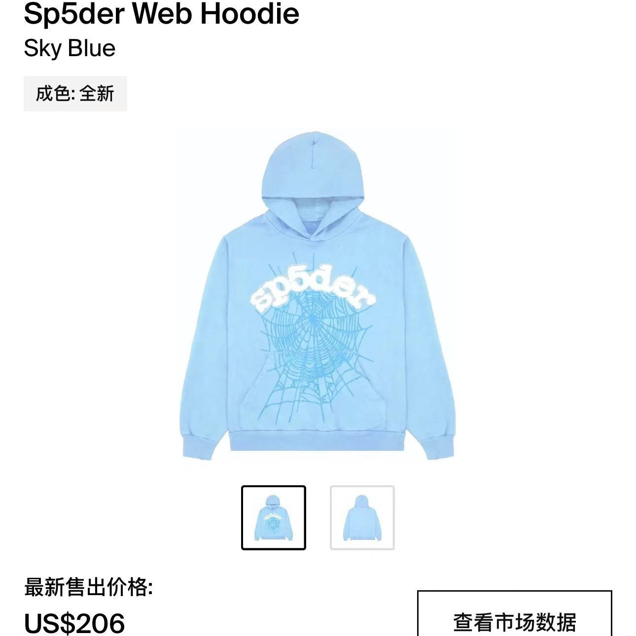 Sp5der Hoodie 1:1